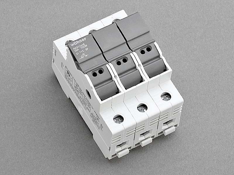 WOEHNER ELECTROTECHN WOH31113000 AMBUS X FUS. 10X38, 3P