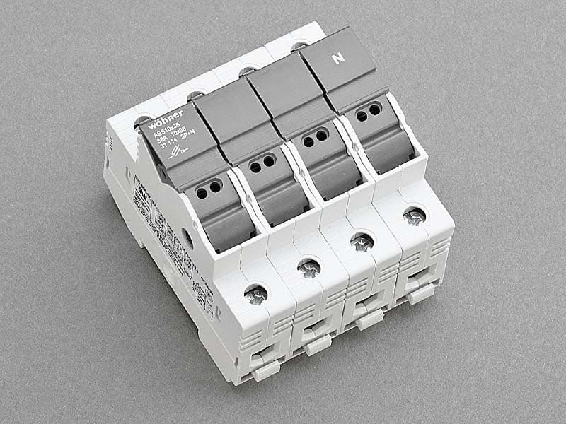 WOEHNER ELECTROTECHN - WOH31114000 AMBUS X FUS. 10X38, 3P+N