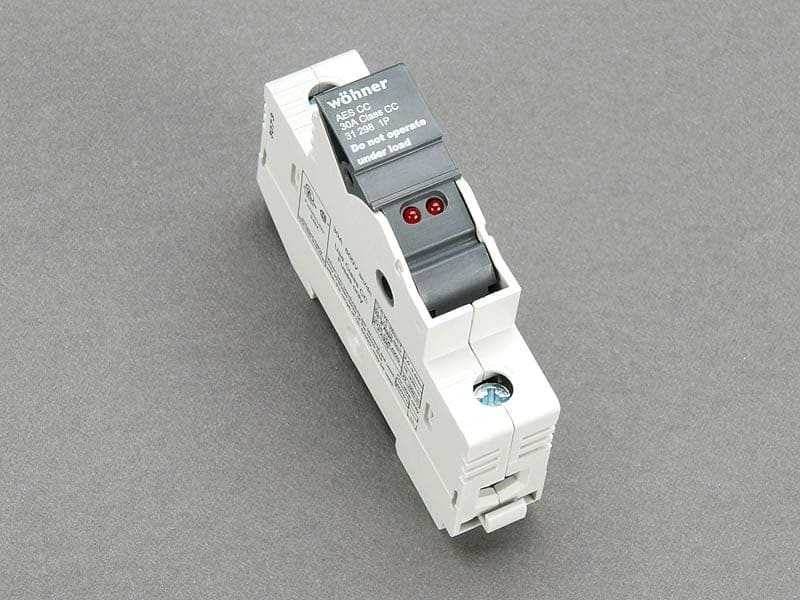 WOEHNER ELECTROTECHN WOH31298000 AMBUS X FUS. CLASS CC, 1P, 30A, CON LED