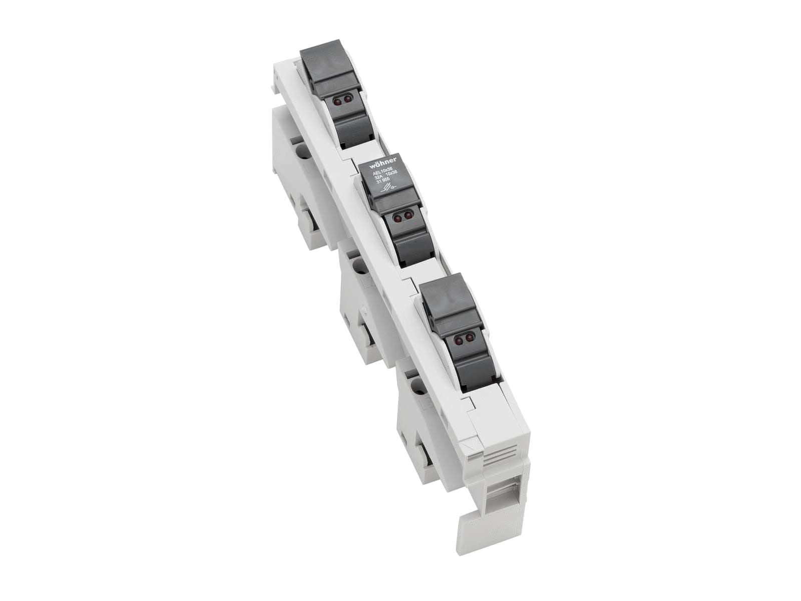 WOEHNER ELECTROTECHN - WOH31955000 AEL, BASE SEZ 10X38, SIS. 60, 3P, C.LED