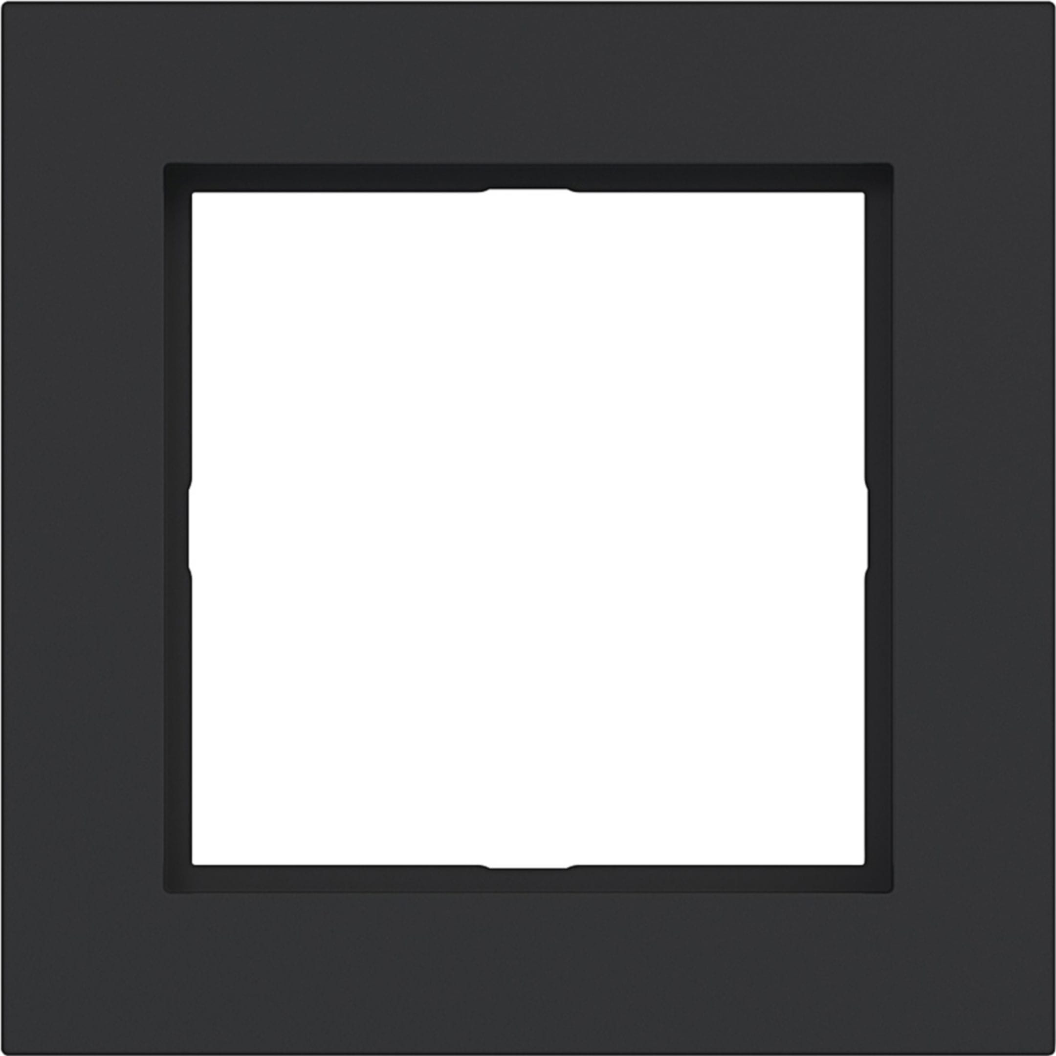 BERKER BRKWAD6100BM CORNICE 1-POSTO, A.1, NERO OPACO