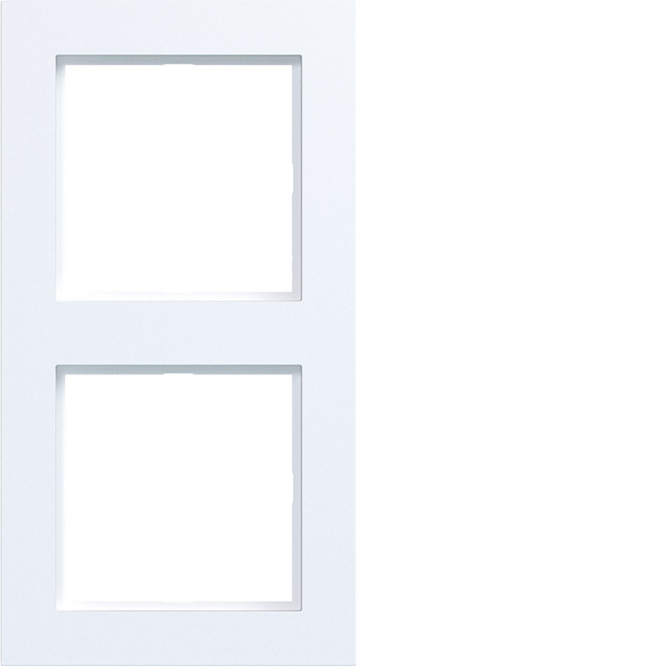 BERKER BRKWAD6200WM CORNICE 2-POSTI, A.1, BIANCO OPACO