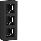 BERKER BRKWAD8310BM SCATOLA 3-P ALTO PARETE A.8 NERO OP