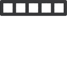 BERKER BRKWAD9500BM CORNICE 5-POSTI, C.8, NERO OPACO