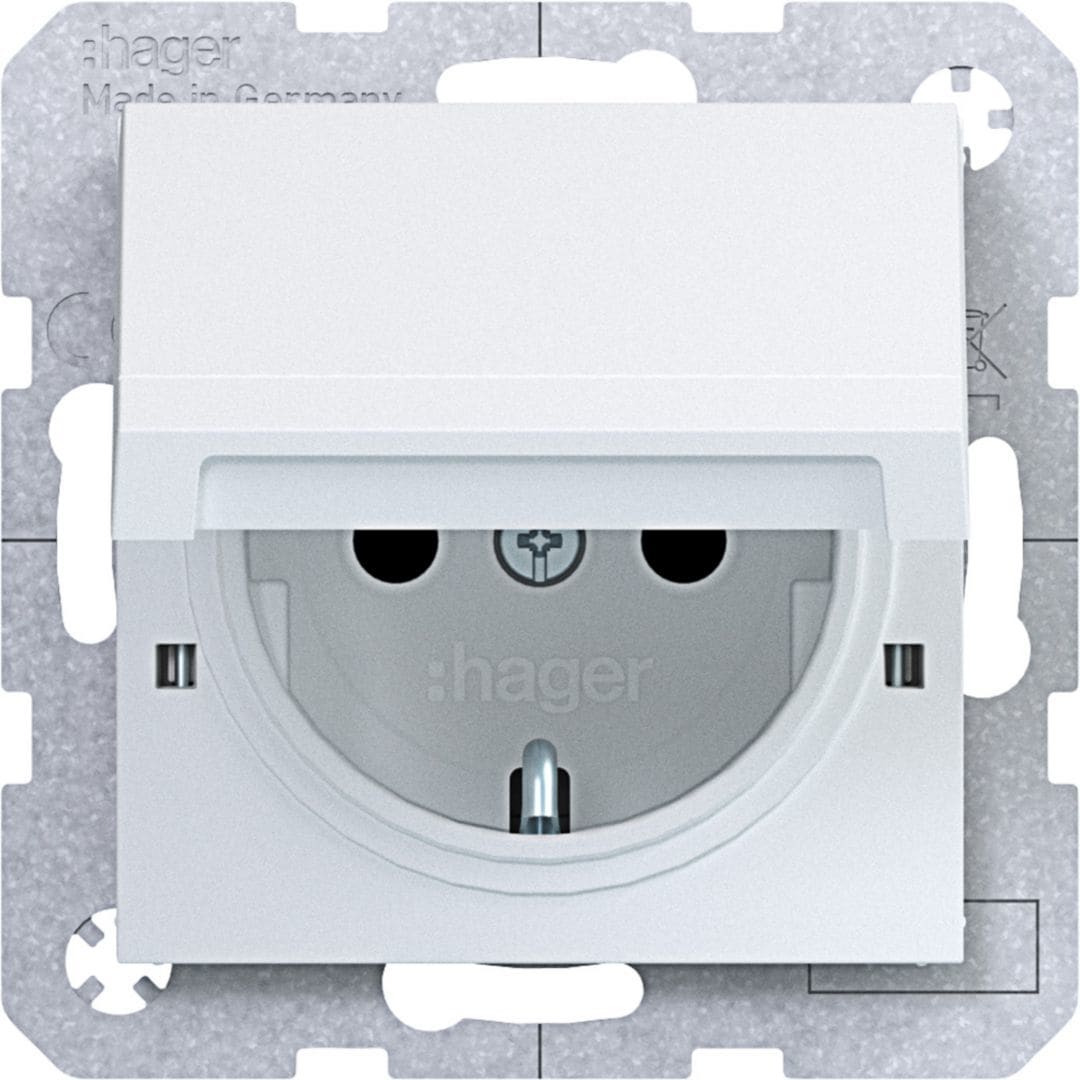 BERKER - BRKWAS1412WM PR.SCHUKO SHUTT+COP.M.VITE AX/CX BIAN OP