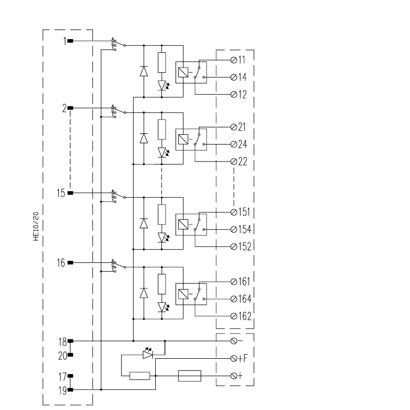 WEIDMULLER WEI1129030000 RSM-16 PLC C SW 1CO S