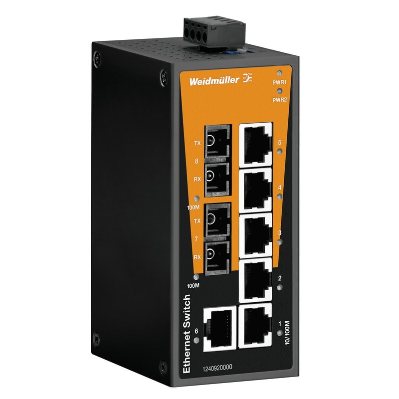 WEIDMULLER WEI1240920000 IE-SW-BL08T-6TX-2SC