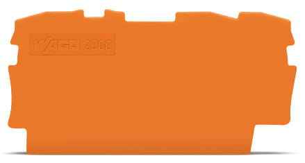 WAGO ITALIA SRL WAG2000-1392 PIASTRA TERMINALE INTERMEDIA SPESSORE 0,
