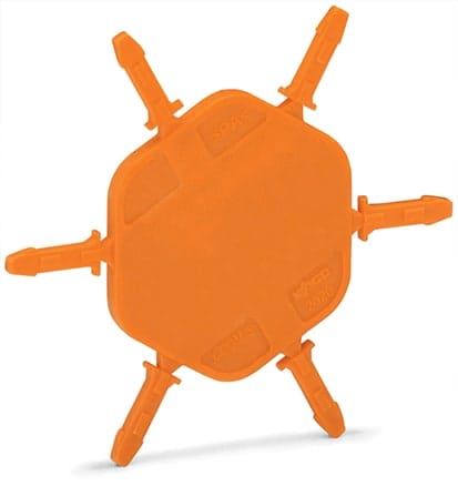 WAGO ITALIA SRL WAG2020-100 SUPPORTO 6 SPINE CODIFICA CONN F MORS BA