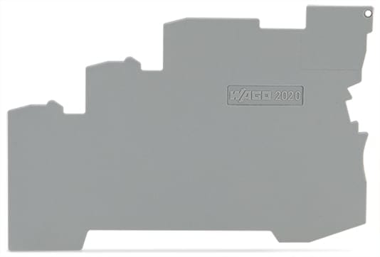 WAGO ITALIA SRL WAG2020-5391 PIASTRA TERMINALE INTERMEDIA SPESSORE 1M