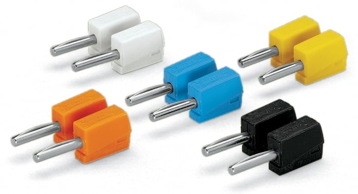 WAGO ITALIA SRL WAG215-111 SPINA BANANA PRESA D4MM VARI COLORI 10XO