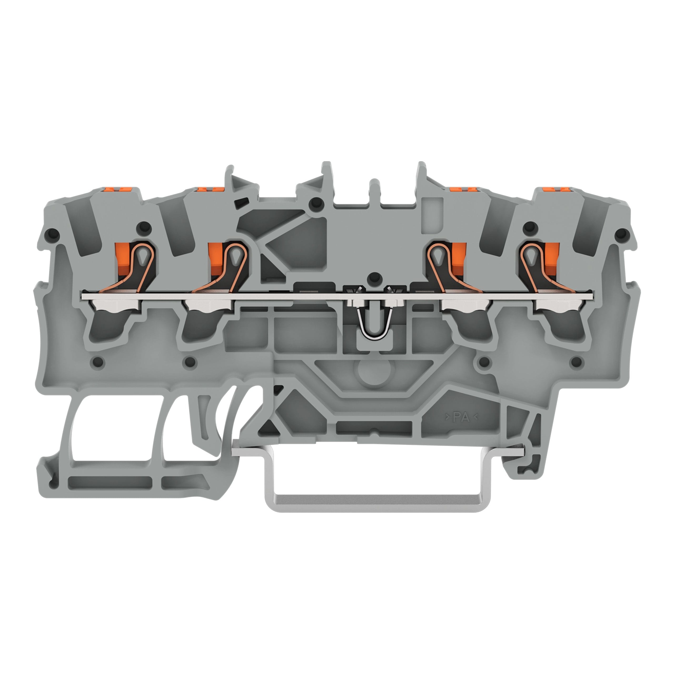 WAGO ITALIA SRL - WAG2201-1401 Morsetto passante per 4 conduttori con p