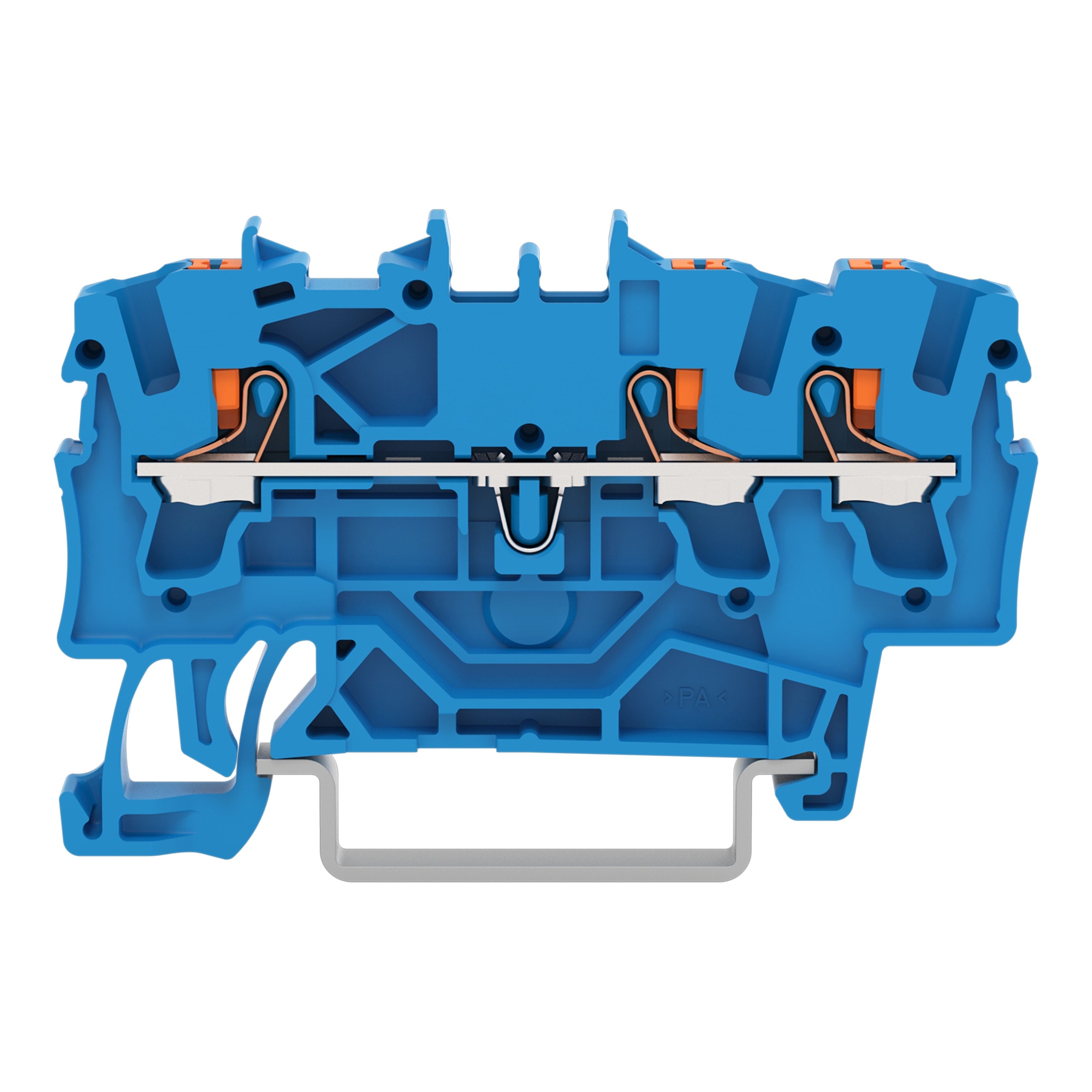 WAGO ITALIA SRL WAG2202-1304 MORS PASS 3 CONDUTT PULS 2,5MMQ PRESA TE