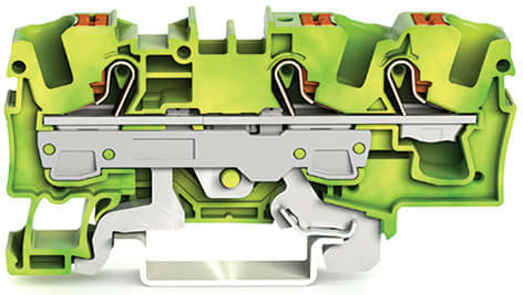 WAGO ITALIA SRL - WAG2206-1307 Morsetto di terra per 3 conduttori con p