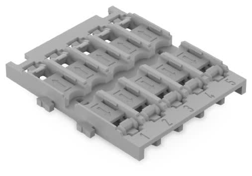 WAGO ITALIA SRL WAG221-2535 SUPPORTO 5P CON GIUNZIONE LINEA LEVA SCA