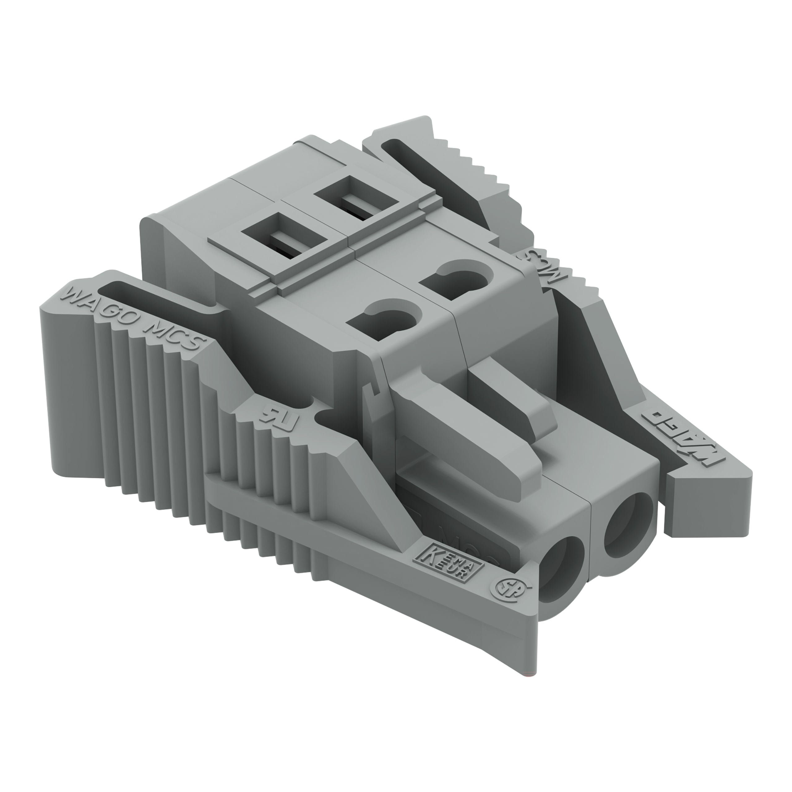 WAGO ITALIA SRL WAG231-102/037-000 SPINA F 2,5MMQ 5MM 2P LEVE LATERALI GR