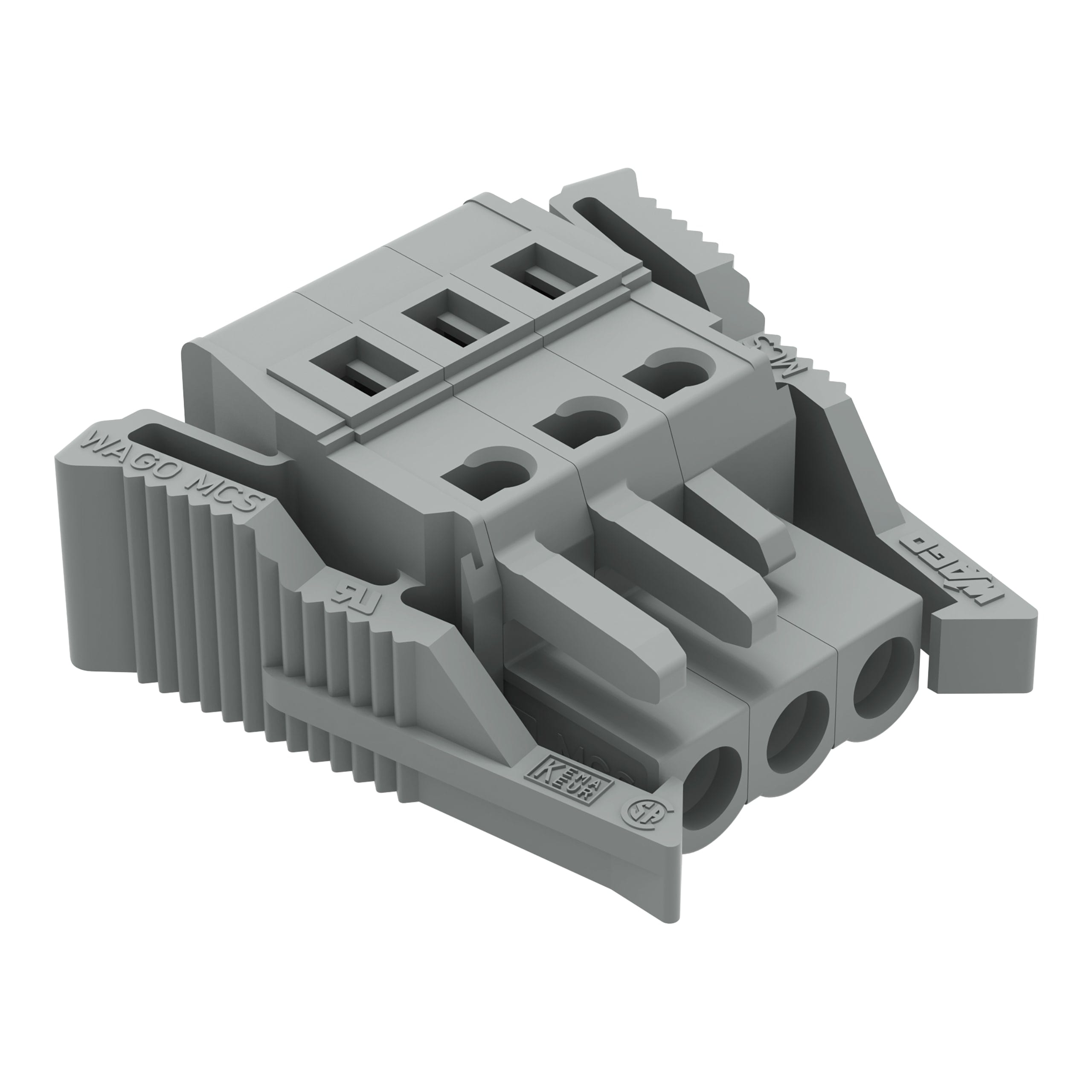 WAGO ITALIA SRL WAG231-103/037-000 SPINA F 2,5MMQ 5MM 3P LEVE LATERALI GR