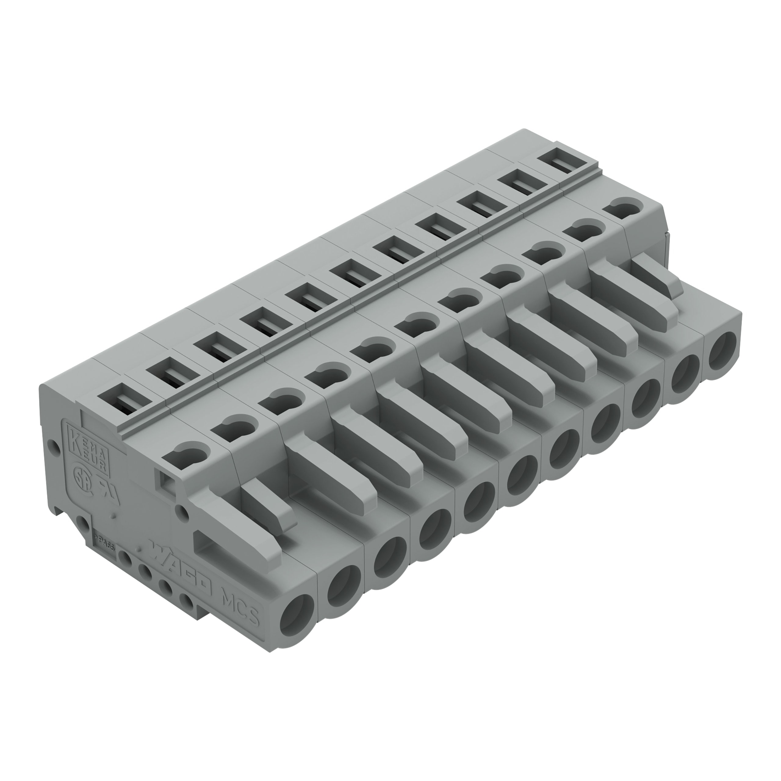WAGO ITALIA SRL WAG231-111/102-000 CONNETTORE FEMMINA PER 1 CONDUTTORE CAGE