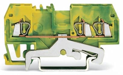 WAGO ITALIA SRL - WAG279-687 MORSETTO DI TERRA PER 3 CONDUTTORI VERDE
