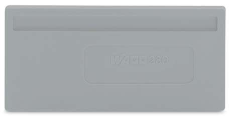 WAGO ITALIA SRL - WAG280-310 Piastra di separazione spessa 2 mm, sovr