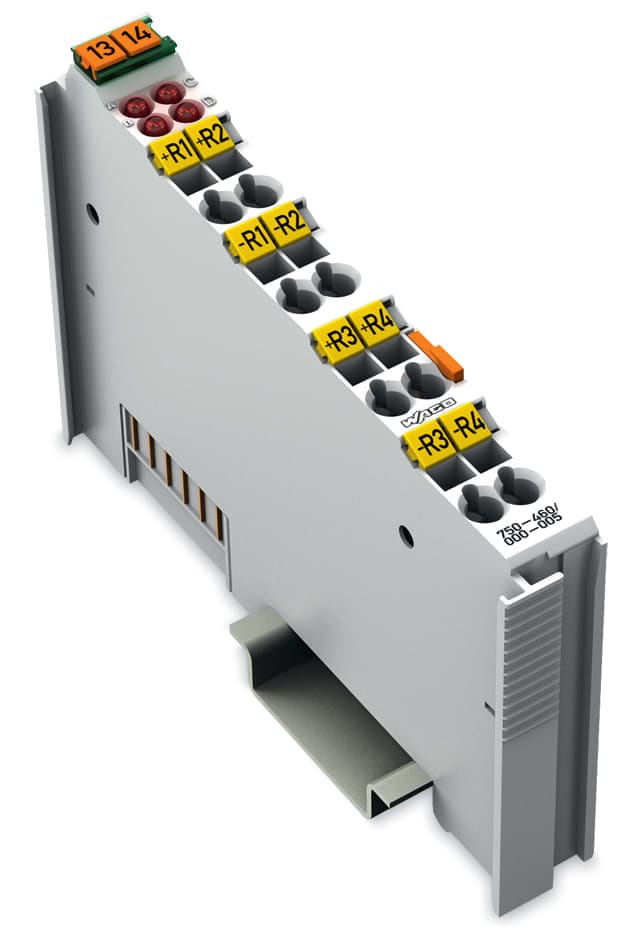 WAGO ITALIA SRL - WAG750-460/000-005 4IA Ni1000/RTD, grigio chiaro