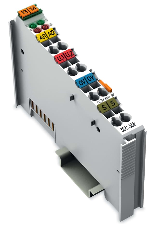 WAGO ITALIA SRL - WAG750-473/005-000 2IA 4-20mA SE, grigio chiaro