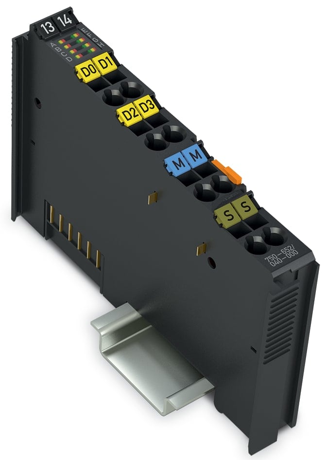 WAGO ITALIA SRL WAG750-652/040-000 Interfaccia RS232/485 grigio scuro