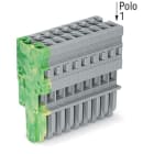 WAGO ITALIA SRL WAG769-109/000-037 SPINA F 4MMQ 5MM 9P GRIGIO GIALLO-VERDE