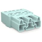 WAGO ITALIA SRL WAG770-1253/076-000 SPINA 3 POLI COD B 4,00 MMQ TURCHESE CHI