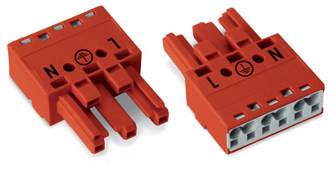 WAGO ITALIA SRL WAG770-1303 PRESA 3 POLI COD P 4,00 MMQ ROSSO
