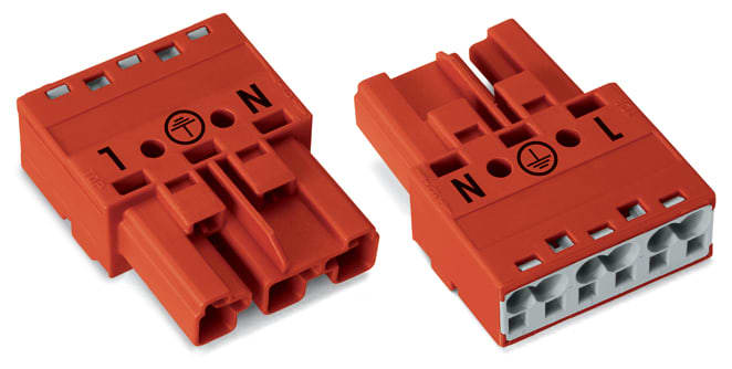 WAGO ITALIA SRL WAG770-1313 SPINA 3 POLI COD P ROSSO