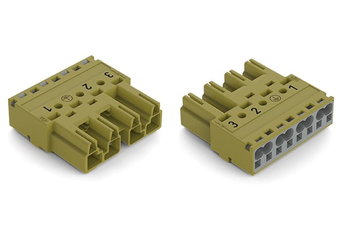 WAGO ITALIA SRL WAG770-274/073-000 Spina 4 poli, verde chiaro