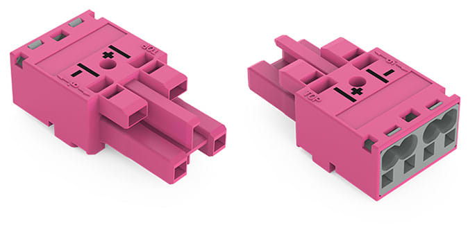 WAGO ITALIA SRL WAG770-282/080-000 PRESA 2 POLI COD B 4,00 MMQ ROSA