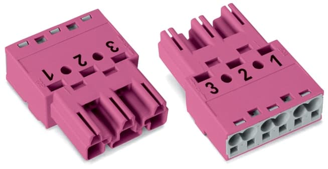 WAGO ITALIA SRL WAG770-293 SPINA 3 POLI COD B ROSA