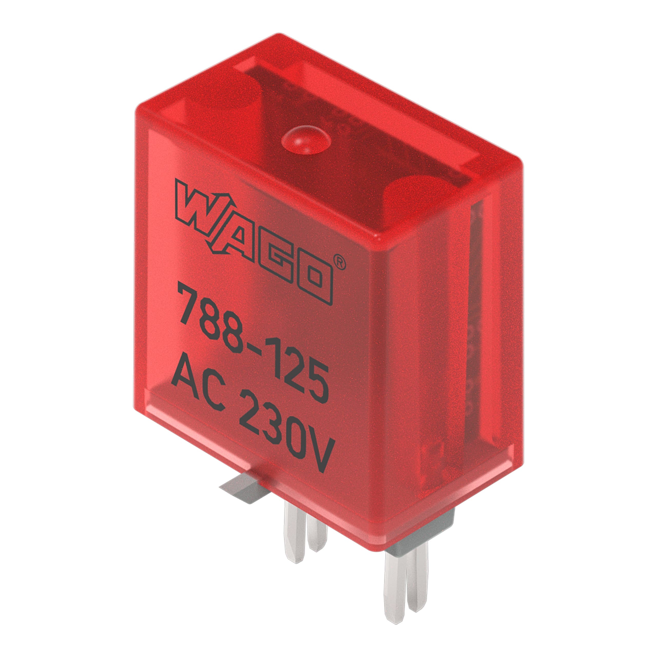 WAGO ITALIA SRL WAG788-125 ACC MODULI REL INDICAT STATO OPER ROSSO