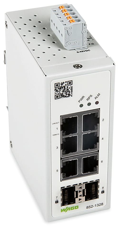WAGO ITALIA SRL - WAG852-1328 Switch industriale managed Gb a 6 porte,