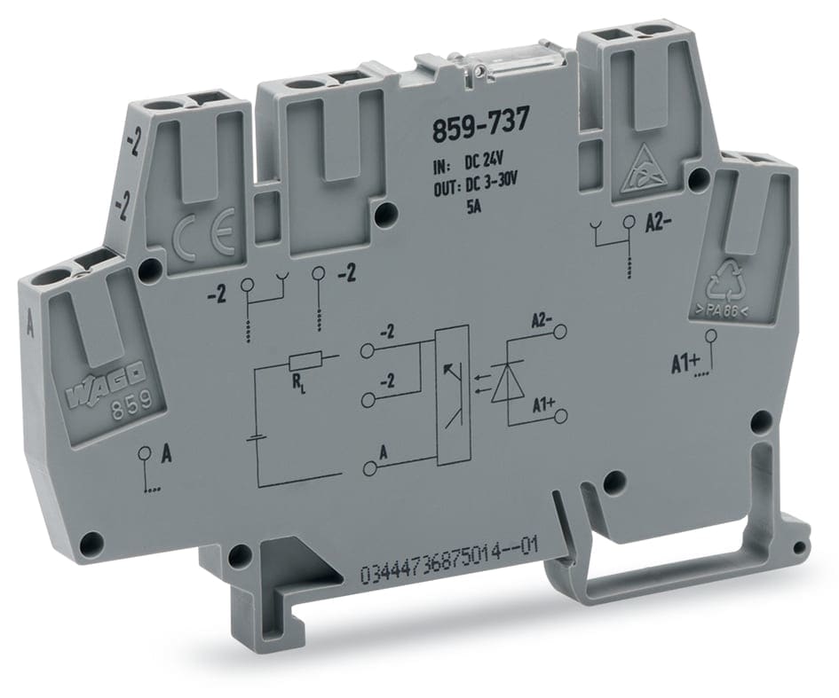 WAGO ITALIA SRL - WAG859-737 OPTO DC 24V, grigio