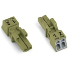 WAGO ITALIA SRL - WAG890-262 Presa 2 poli, verde chiaro