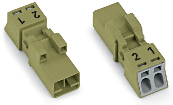 WAGO ITALIA SRL - WAG890-272 Spina 2 poli, verde chiaro