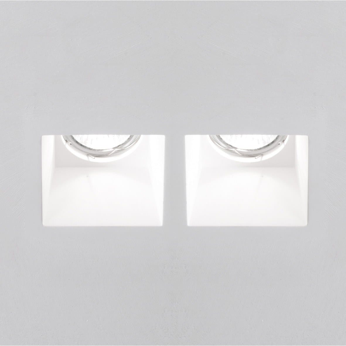 ROSSINI RSSWIK001 DOWNLIGHT DOPPIO QUADRATO IN GESSO RASAT