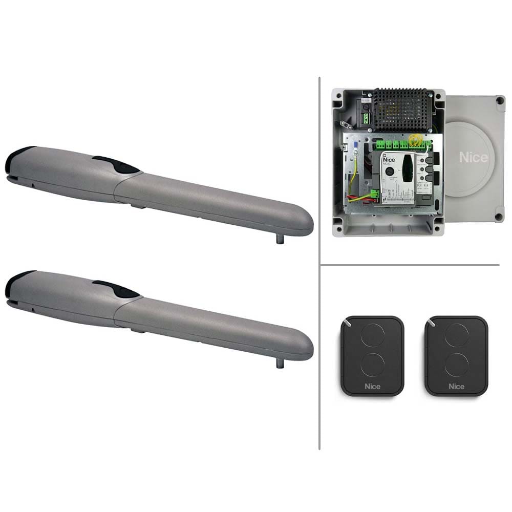 NICE SPA - NICWINGO2024KCE KIT CANCELLI A BATTENTE IRR. 24V FINO A