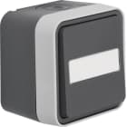 BERKER BRKWNC027 PULS.CONT.COMM.A PARETE W1 GRIGIO/GRIGIO