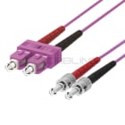ZELIATECH - NPRWPCFP45STSC030 PATCHCORD MULTIM.,50/125 ST-SC,3M. OM4