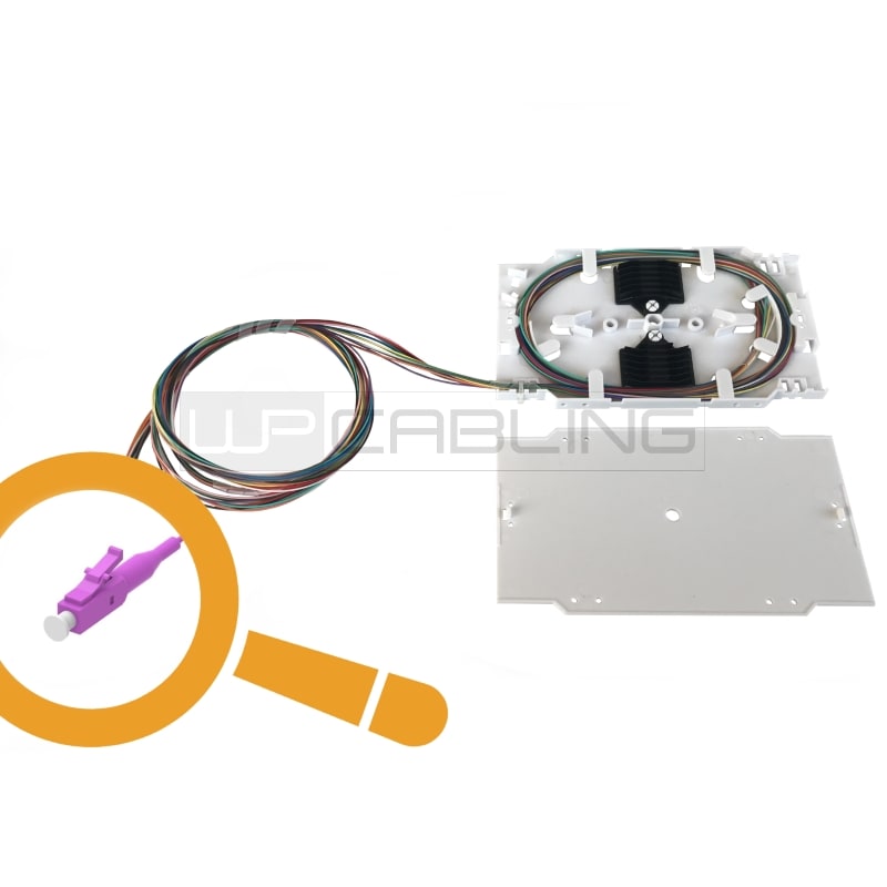 ZELIATECH - NPRWPCFST4129LC020 SET VASSOIO+12 PIGTAIL OM4 MM,50/125 LC