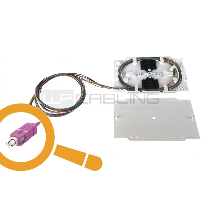 ZELIATECH - NPRWPCFST4129SC020 SET VASSOIO+12 PIGTAIL OM4 MM,50/125 SC