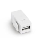 ZELIATECH - NPRWPCKEYUSB PRESA KEYSTONE USB F/F, BIANCA