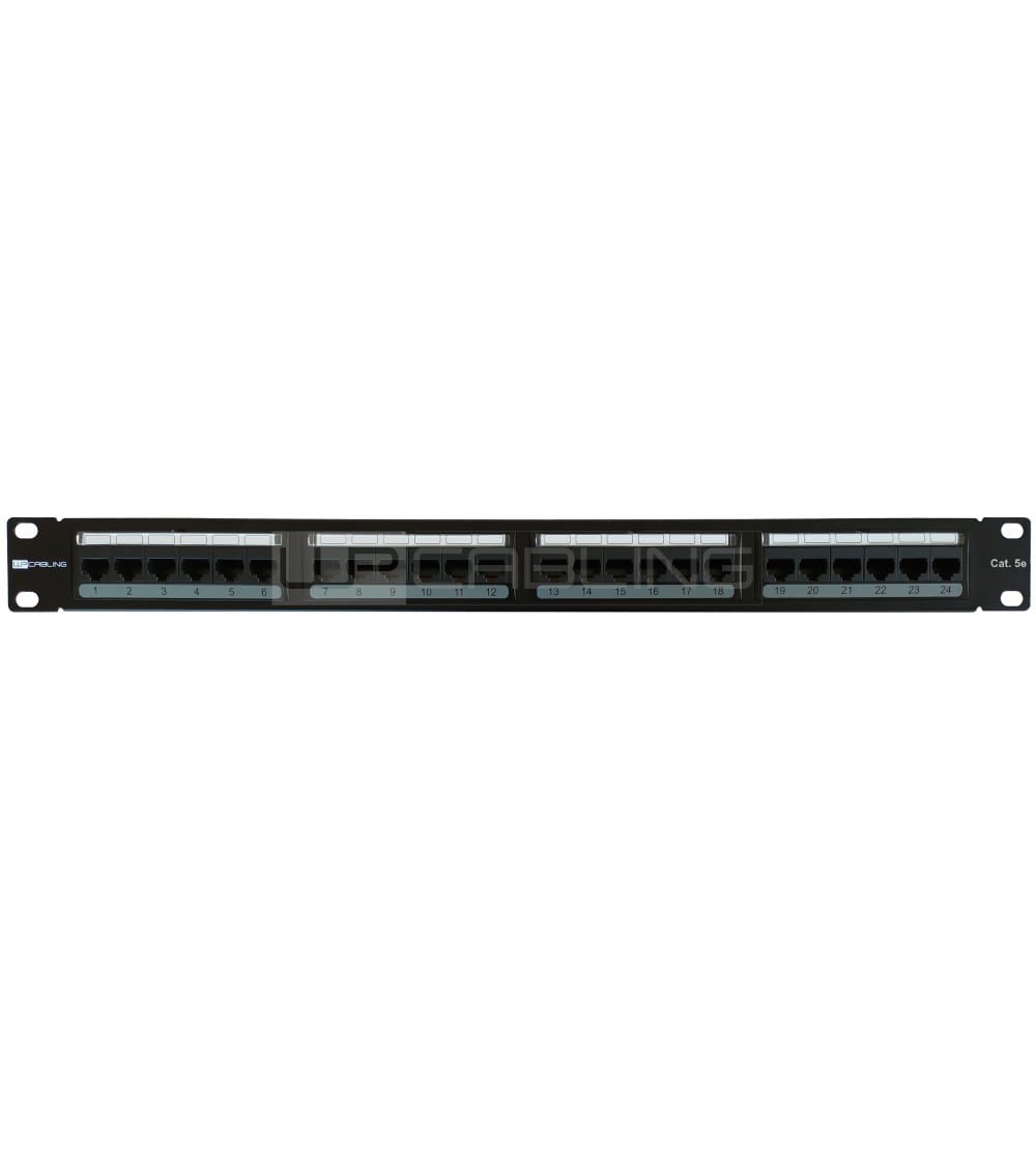 ZELIATECH - NPRWPCPAN5U24 PATCH PANEL 19 CAT.5E UTP 24 PORTE RJ45,