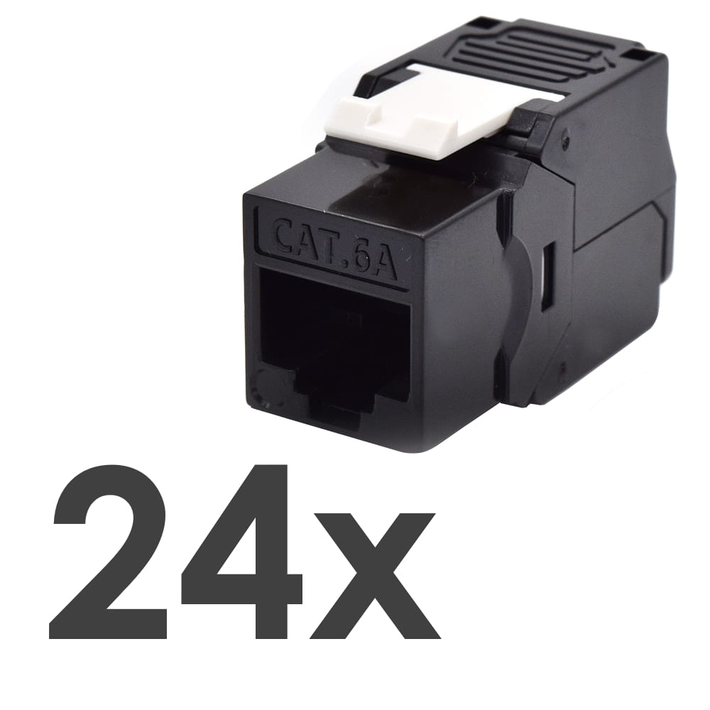 ZELIATECH - NPRWPCPAN6AUP24 PATCH PANEL 19 CAT.6A UTP 24X RJ45 TOOLL