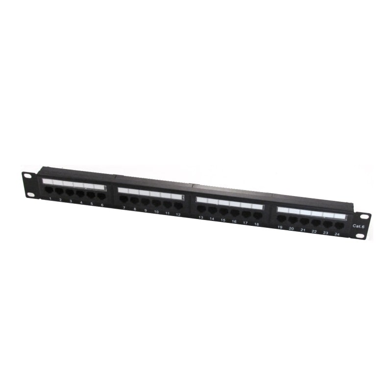ZELIATECH - NPRWPCPAN6U24 PATCH PANEL 19 CAT.6 UTP 24 PORTE RJ45,1