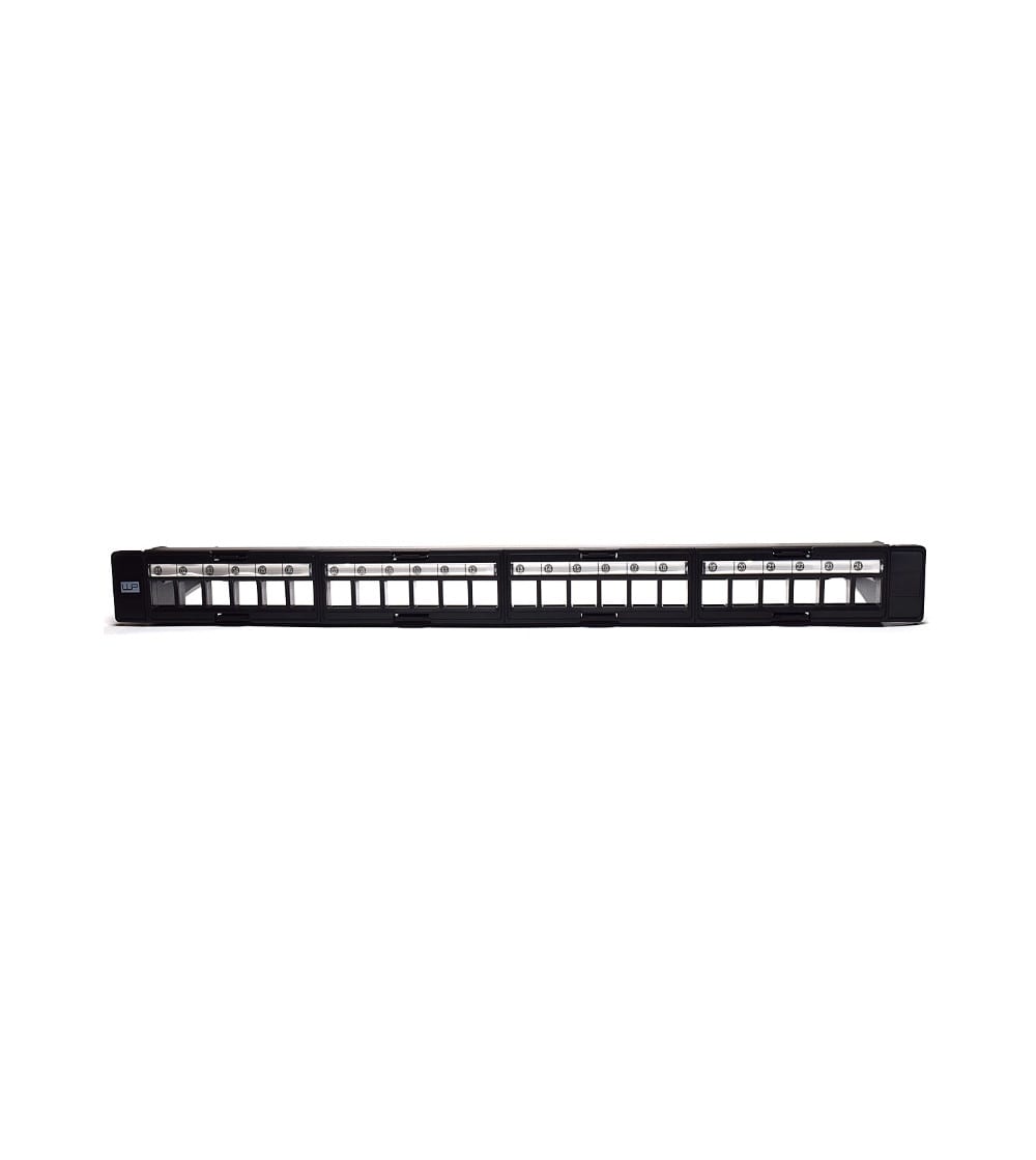 ZELIATECH - NPRWPCPANBSP24 PATCH PANEL 19 STP MODULARE 24 POSTI VUO